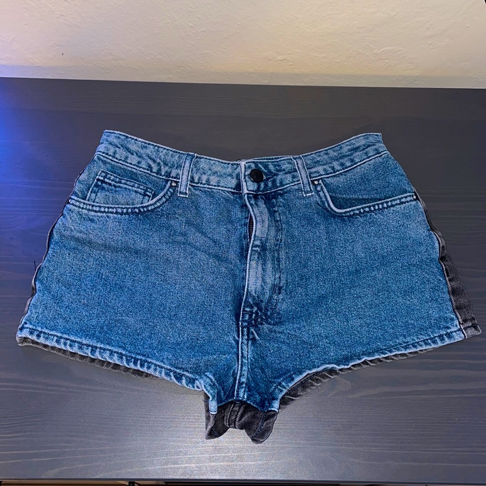 Denim Blue/Black shorts